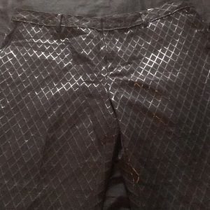 Crop casual black pants